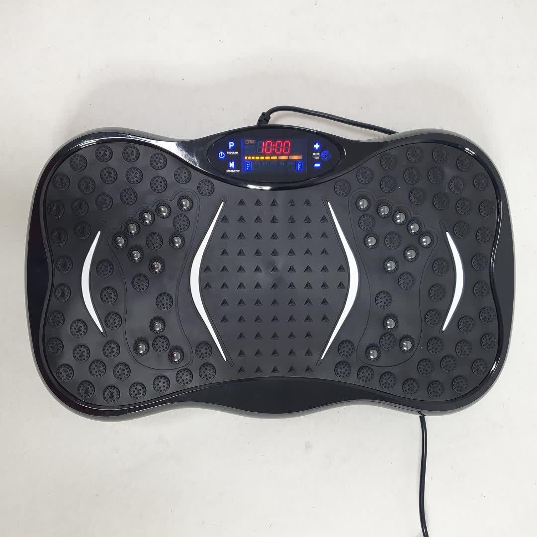 Виброплатформа тренировочная с пультом петлями и эспандерами для снижения веса (TSVP-1-Black) - фото 4