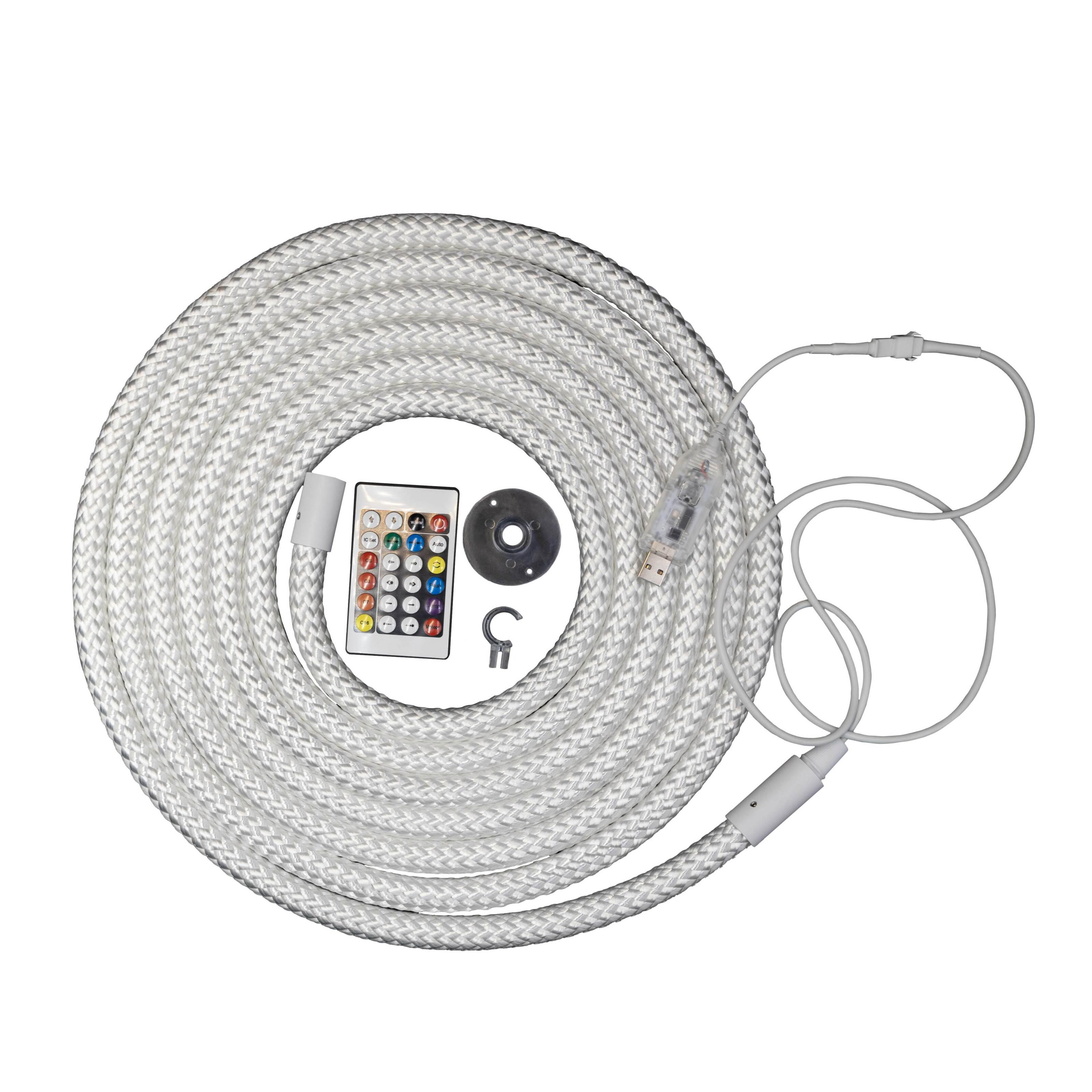 Светодиодная лента неоновая Prolum RGB Full Color готовый набор D16 5V 5 м Разноцветный (28522819) Светодиодная лента неоновая Prolum RGB Full Color готовый набор D16 5V 5 м Разноцветный (28522819)