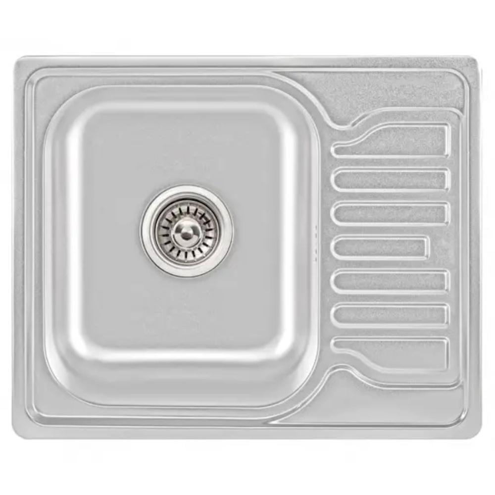 Мойка для кухни с сифоном Wezer 635008 Satin 630x500x180 мм (SQ-1034813)
