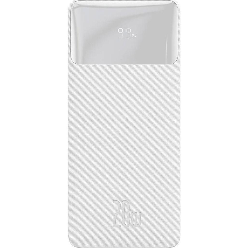 Внешний аккумулятор Baseus Bipow Overseas 20W 10000 mAh White (PPBD050502)