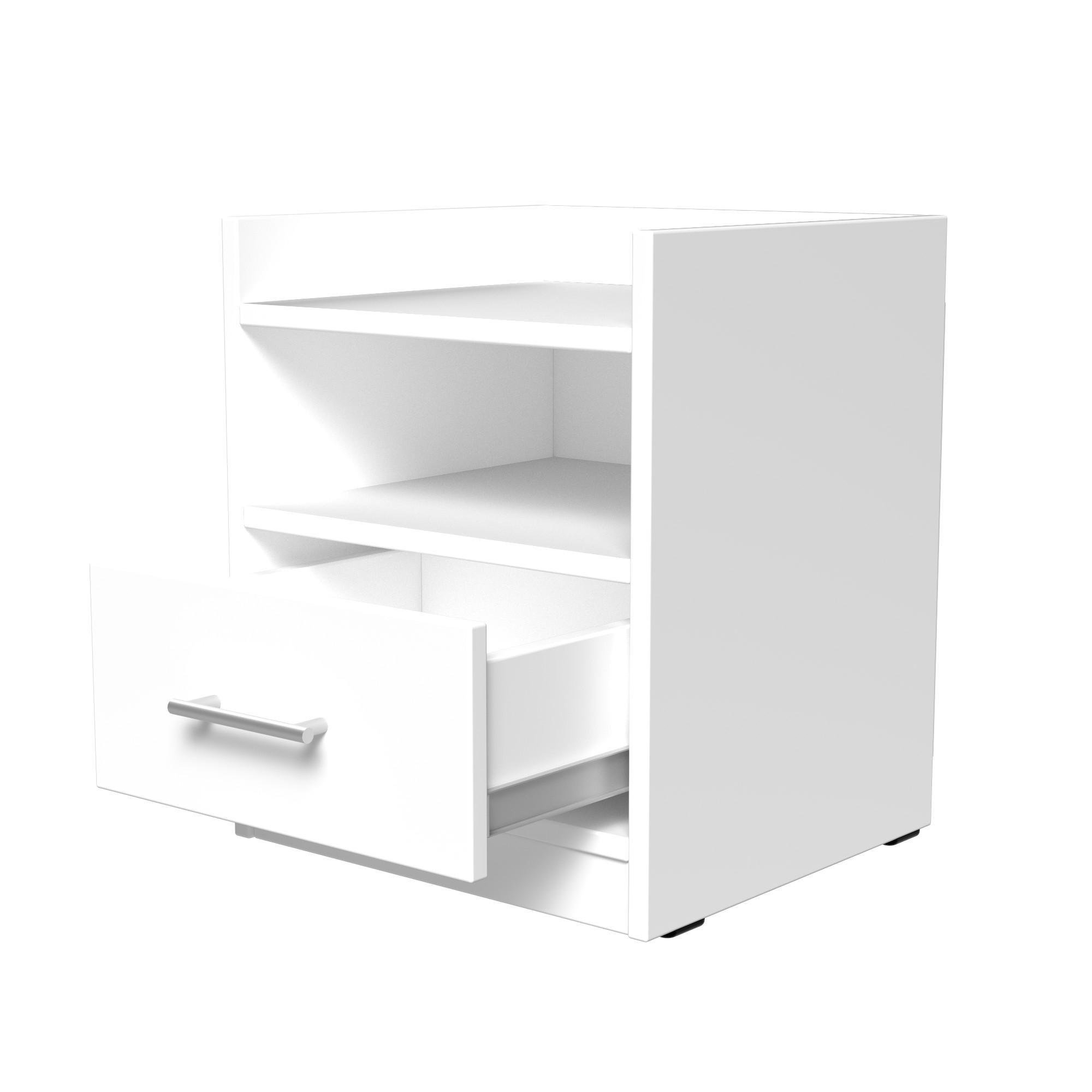 Тумба приліжкова ТП7 SENAM 450х380х350 мм ДСП Білий - фото 4 Тумба приліжкова ТП7 SENAM 450х380х350 мм ДСП Білий - фото 4