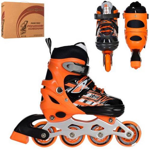 Ролики розсувні Profi A4144-S-OR р. 31-34 - фото 2 Ролики розсувні Profi A4144-S-OR р. 31-34 - фото 2