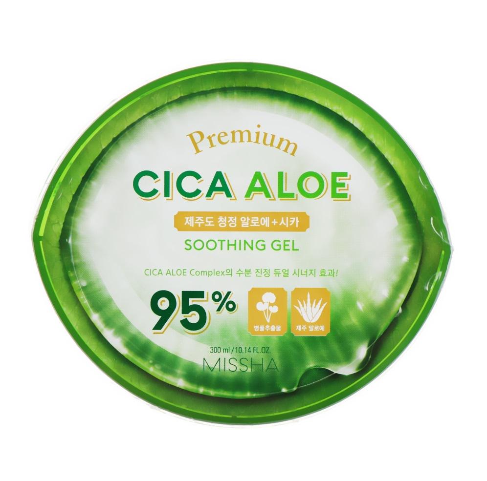 Гель успокаивающий Premium Cica Aloe Soothing Gel Missha 300 мл (8809643505796)