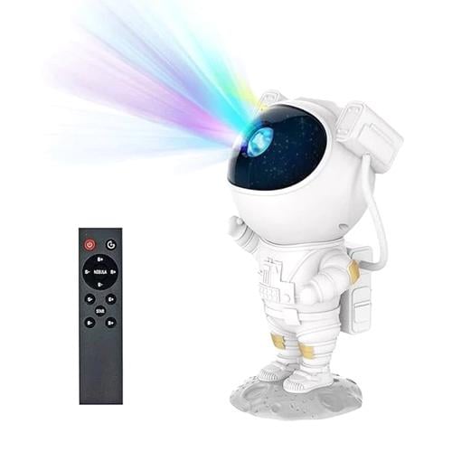 Нічник лазерний проектор зоряного неба Космонавт з пультом ДУ та таймером (4618)