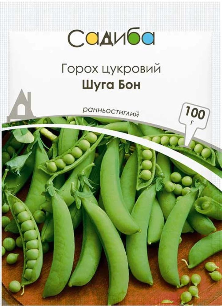 Насіння гороху цукрового Садиба Шуга Бон 100 г (1895)