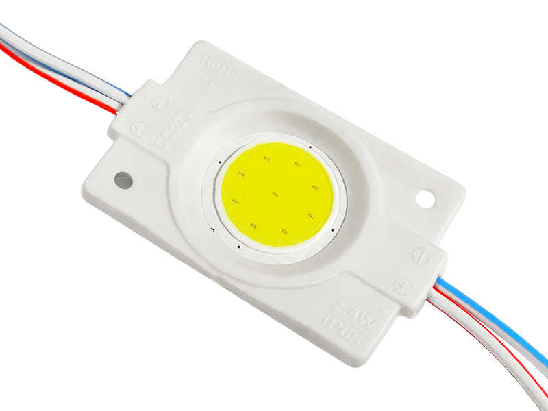 Світлодіодний модуль COB LED 12В 2.4Вт IP65 6500К холодний білий (2438)