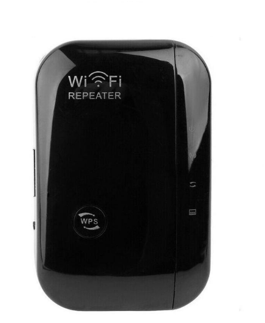 Репитер Wi-Fi 300 Mbps 2.4 ГГц беспроводной Черный (2612939458)