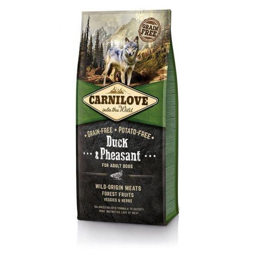 Корм сухой Carnilove Duck&Pheasant для взрослых собак всех пород утка и фазан 12 кг