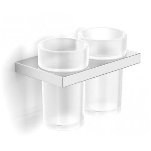 Склянки для зубних щіток Stella New York 05.412 з тримачем (76887)