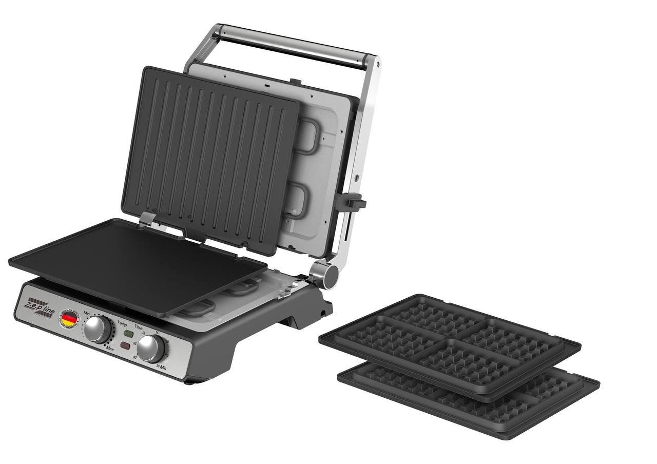 Прес-гриль Zepline ZP-809 2в1 3500W - фото 2 Прес-гриль Zepline ZP-809 2в1 3500W - фото 2