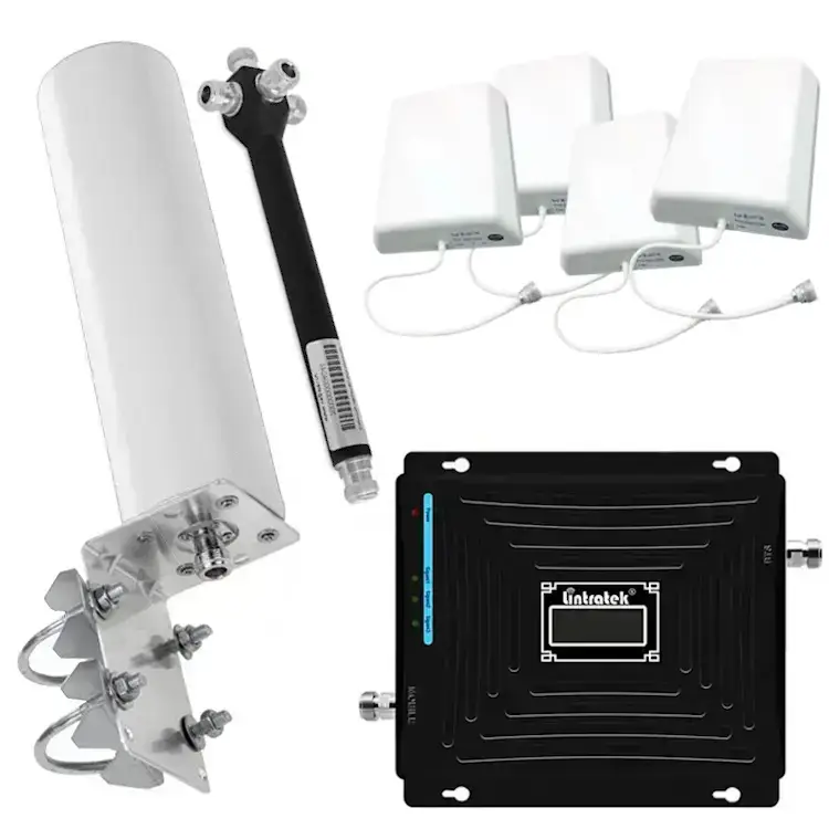 Комплект підсилювачу зв'язку та інтернету Lintratek KW19L GDW всеспрямована антена та внутрішні антени 4 шт. (31003790)