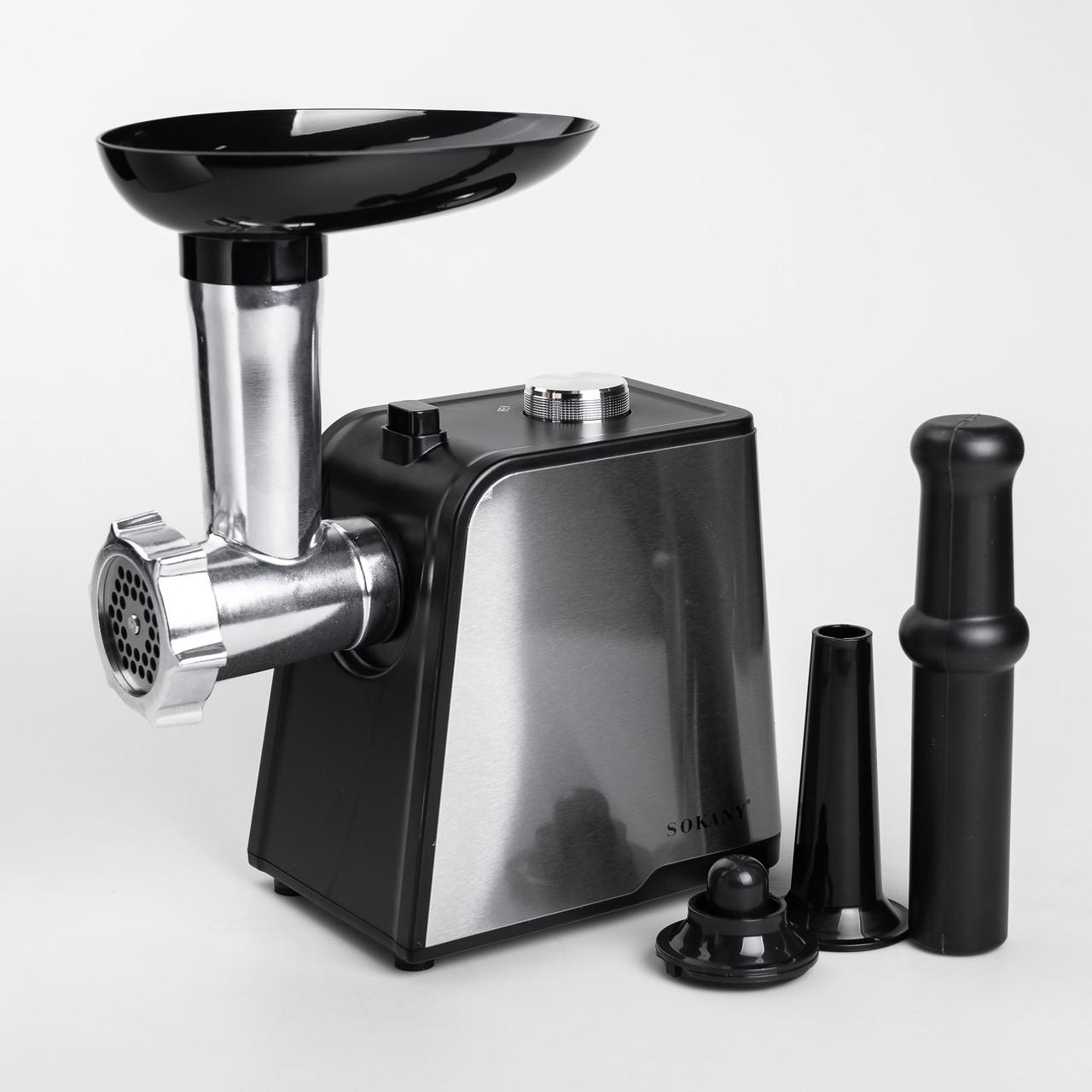 Електрична м'ясорубка для фаршу 1700 Вт електром'ясорубка Sokany SK-087