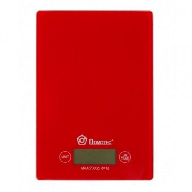 Ваги кухонні електронні Domotec MS-912 до 7 кг Red (020177)