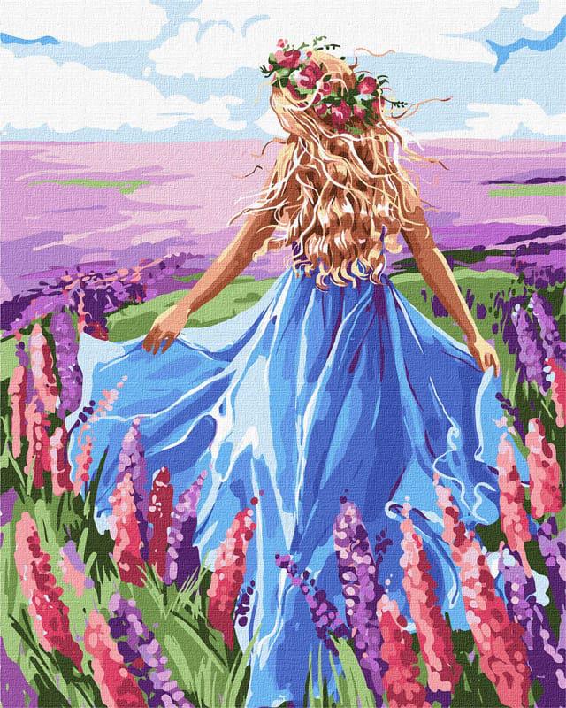 Картина за номерами Ідейка КН4834 Наодинці з думками 40х50 см (L064560)