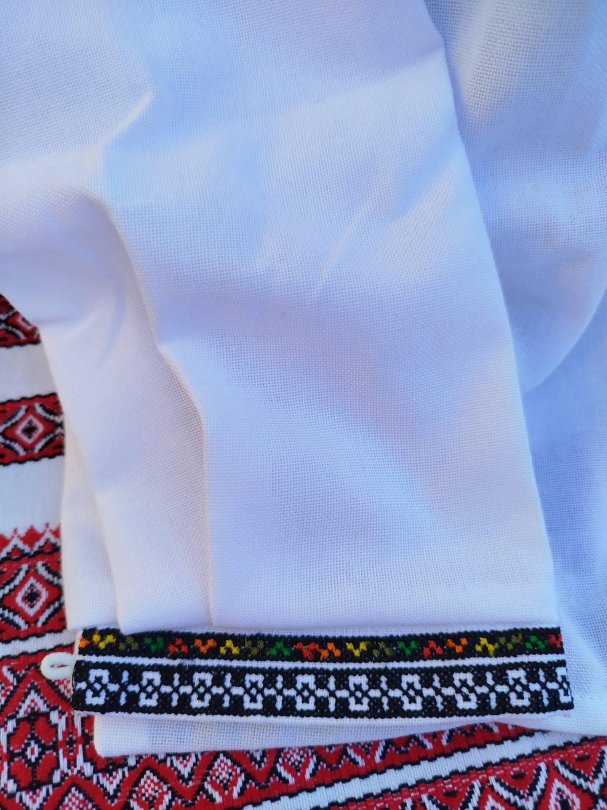 Вишиванка чоловіча Букет р. 56 Білий (29378116) - фото 2 Вишиванка чоловіча Букет р. 56 Білий (29378116) - фото 2