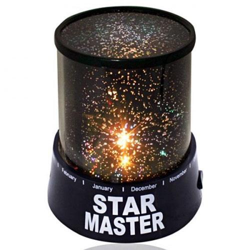 Нічник-проектор зоряного неба Star Master Чорний (1000084-Black-0) - фото 2