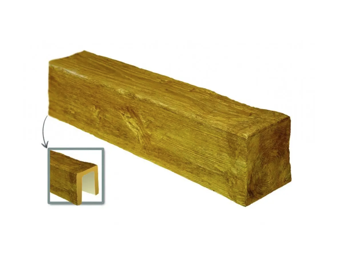 Балка поліуретанова DECOWOOD Модерн ED 106 classic 12х12 см 2 м Світлий (2345738986) - фото 2 Балка поліуретанова DECOWOOD Модерн ED 106 classic 12х12 см 2 м Світлий (2345738986) - фото 2