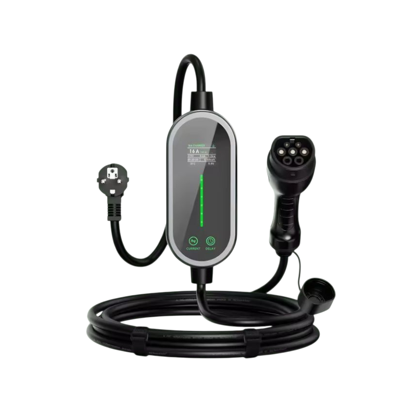 Зарядний пристрій для електромобіля Type 2 Wi-Fi/Bluetooth 3,6 кВт 16А 3,5 м (27438159)