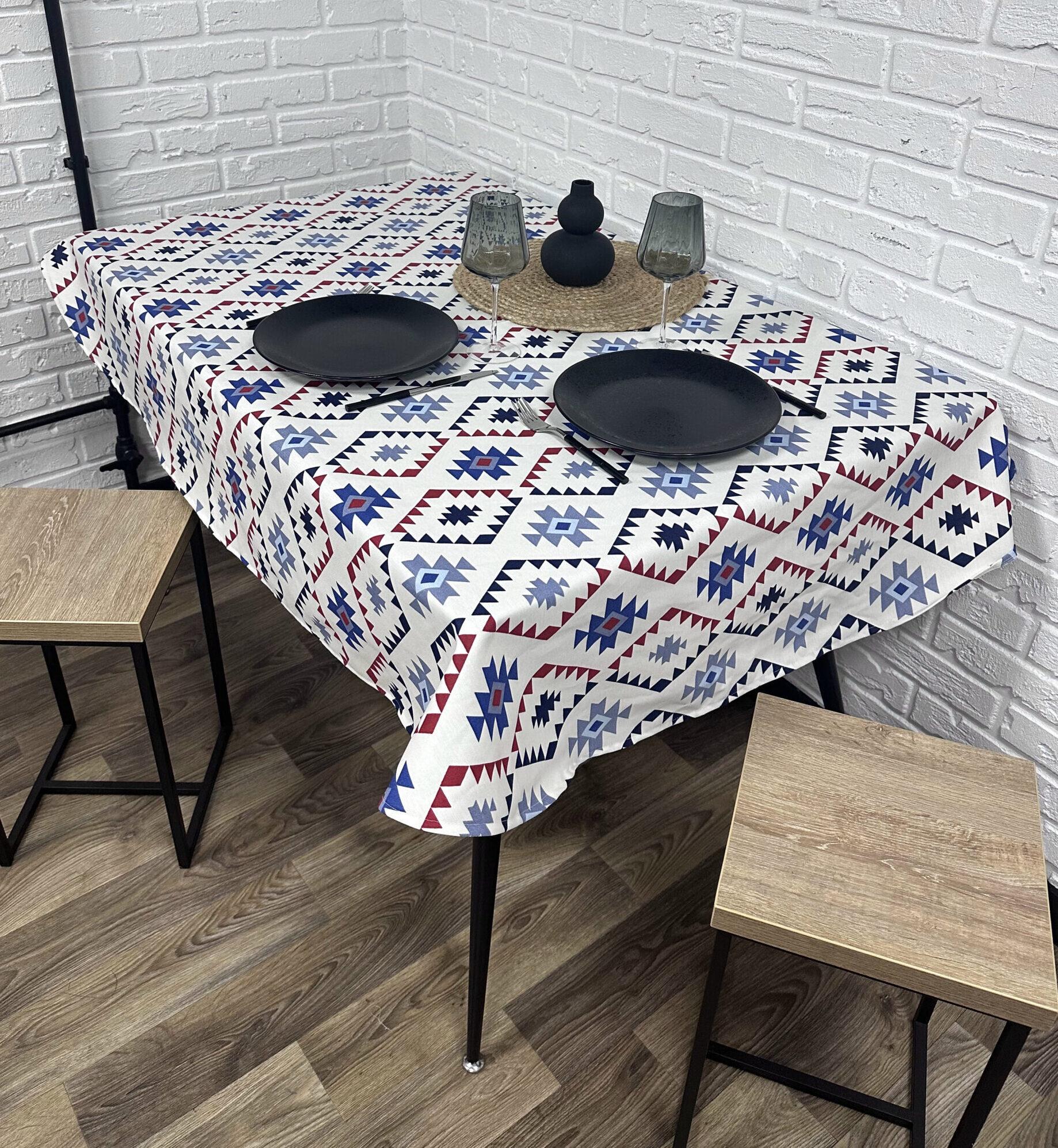 Скатерть Comfort Home Scandi водоотталкивающая с тефлоновым покрытием 100x150 см