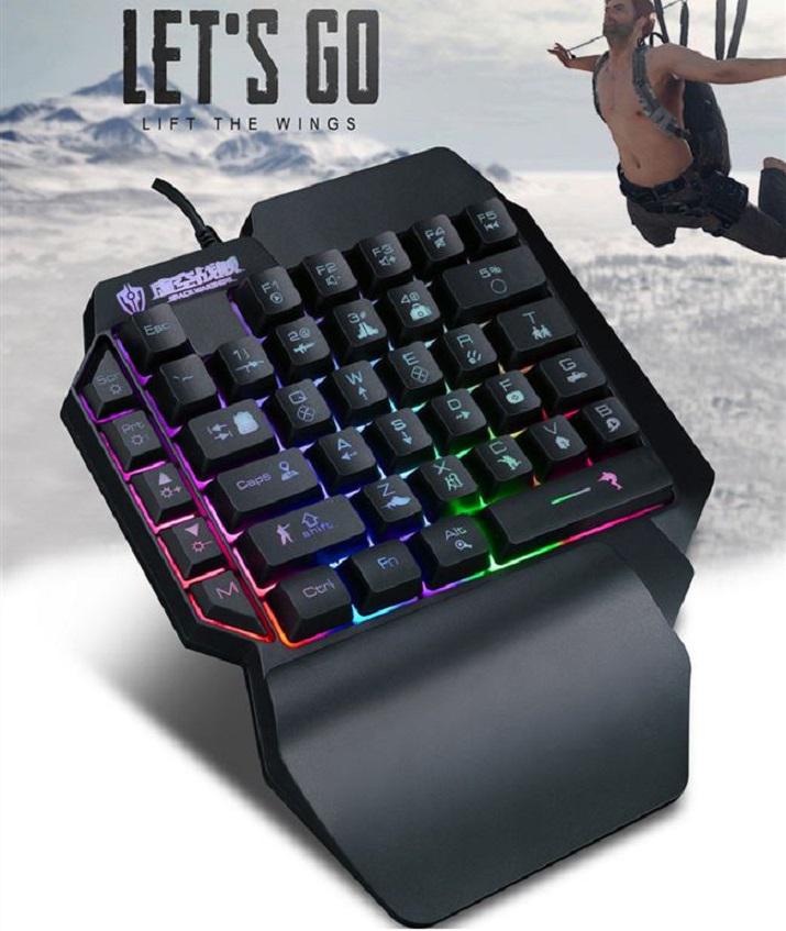 Клавіатура ігрова Sundy PUBG Mobile Keyboard G01 з підсвіткою USB Black - фото 6