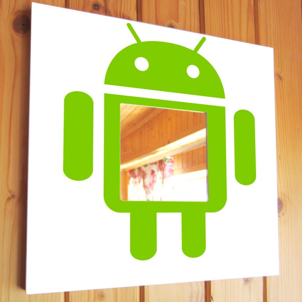 Зеркало декоративное Логотип Android 260х260 мм (M03374) Зеркало декоративное Логотип Android 260х260 мм (M03374)