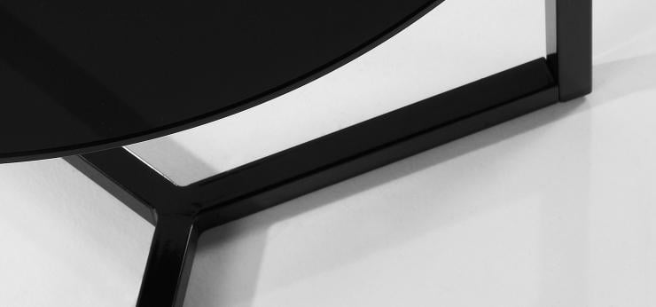 Кофейный стол LaForma MARAE 50 см Черный (C351C01) - фото 2 Кофейный стол LaForma MARAE 50 см Черный (C351C01) - фото 2