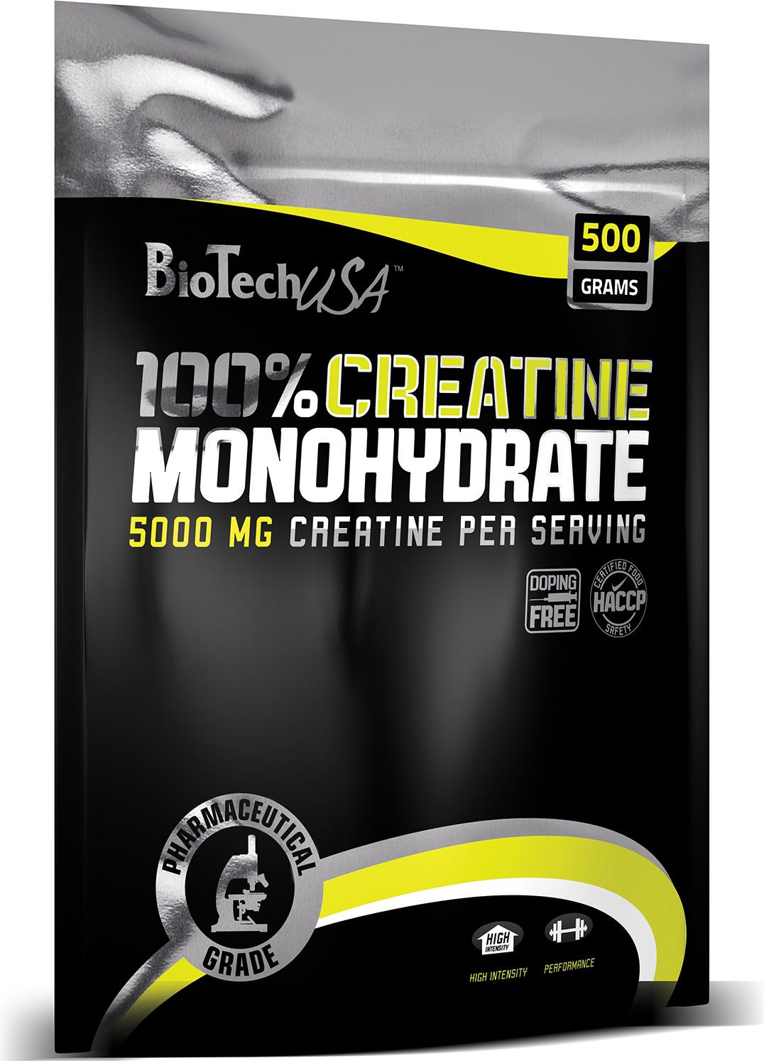 Креатин BioTech 100% Creatine Monohydrate bag 500 г Без вкуса