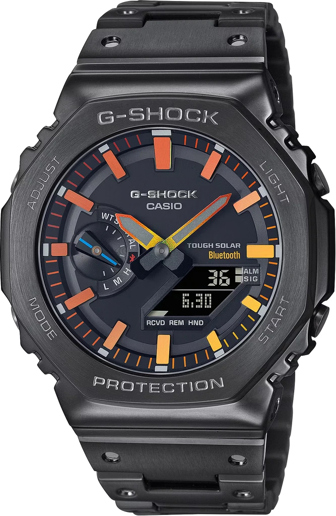 Наручные часы мужские Casio G-Shock GM-B2100BPC-1AER ударопрочны со стальным корпусом/водозащитой 200 м Черный (3099560407)