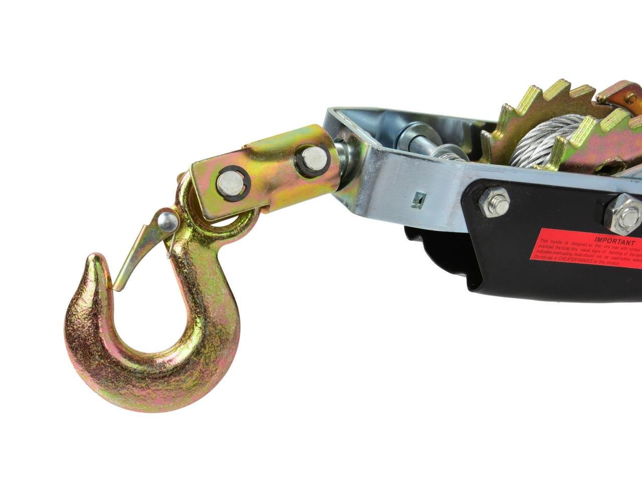 Лебідка GeKo ручна важільна горизонтальна на трос тягою 4 тони 2,5 м (G01071) - фото 3 Лебідка GeKo ручна важільна горизонтальна на трос тягою 4 тони 2,5 м (G01071) - фото 3