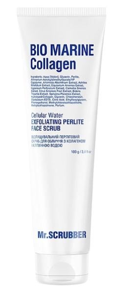 Скраб для обличчя Mr.SCRUBBER Bio Marine Collagen відлущувальний перлітовий 100 г