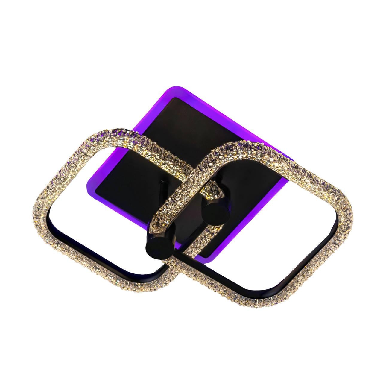 Люстра LED Svet SC-2116/2C BK PK/BU/PL44+12W Черный