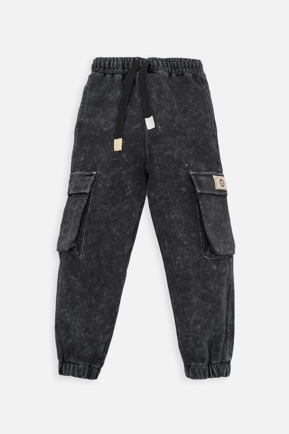 Штаны спортивные для мальчика 116 см Черный (SKT001037831)