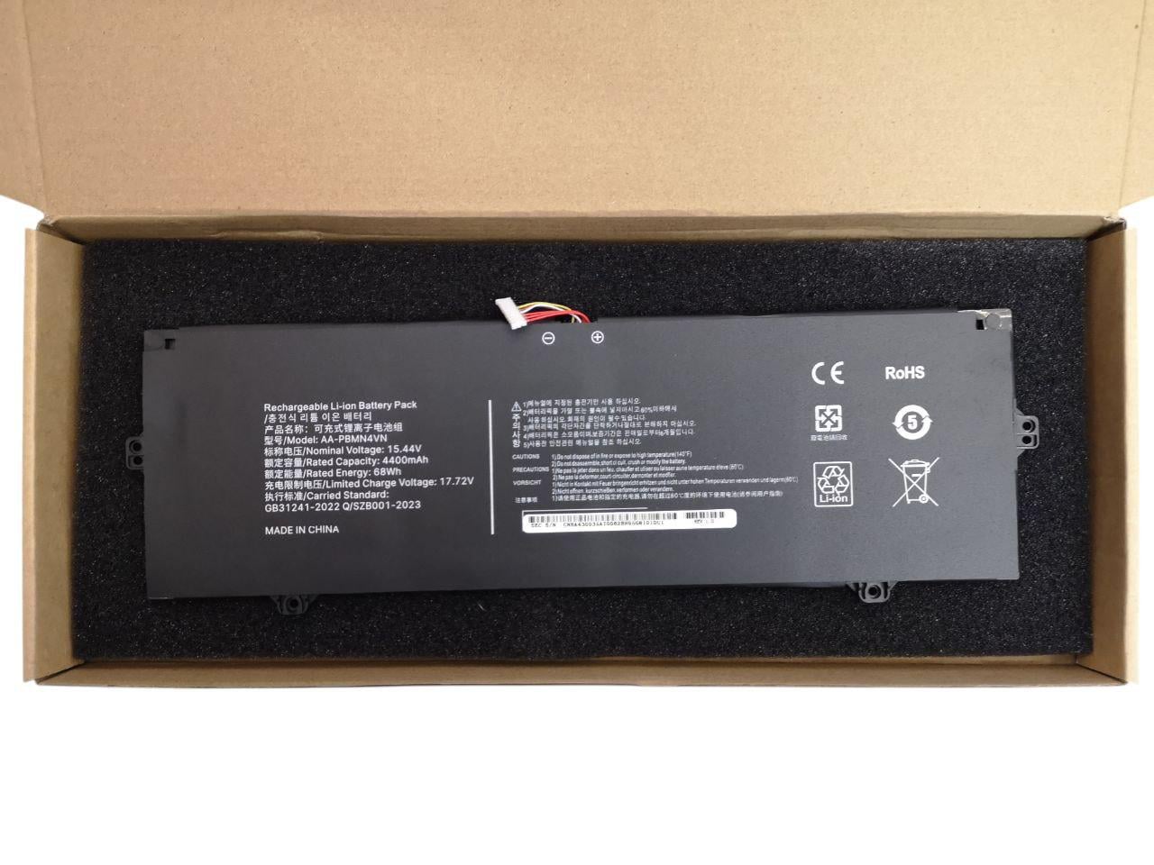Аккумулятор для Samsung Galaxy Book Pro 360 15" AA-PBMN4VN 4400 mAh 68Wh (000012970)