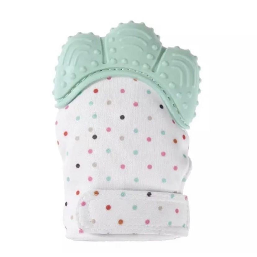 Прорезыватель для зубов Baby Team PK-0119 Перчатка грызунок Мятный (905149867)