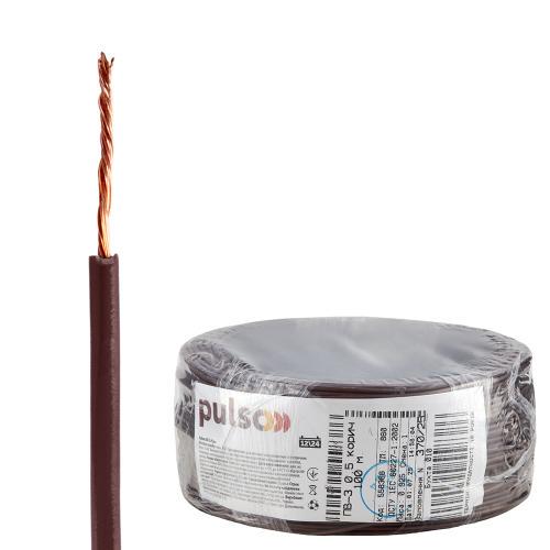 Провод гибкий PULSO ПВ-3 0,5 кв. мм бухта 100 м Коричневый (00000065463) - фото 4 Провод гибкий PULSO ПВ-3 0,5 кв. мм бухта 100 м Коричневый (00000065463) - фото 4