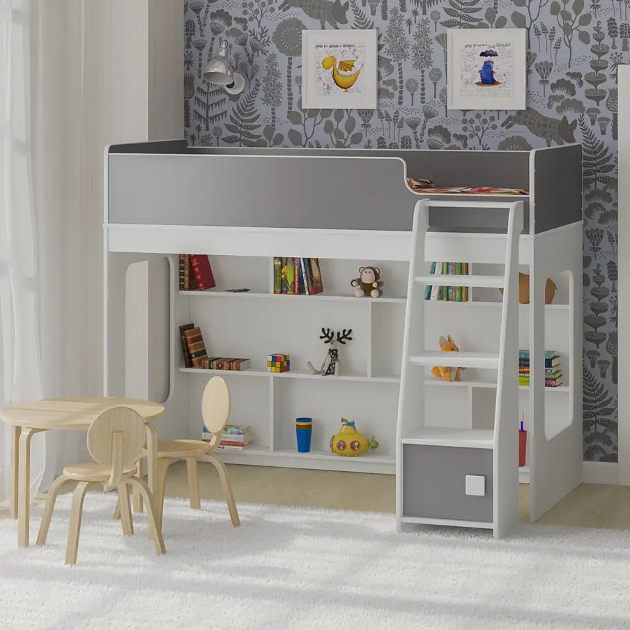 Кровать чердак Design Service Легенда DS-42-3-1 спальное место 800x1600 мм 1790x808x1405 мм (DS-42...3...1)