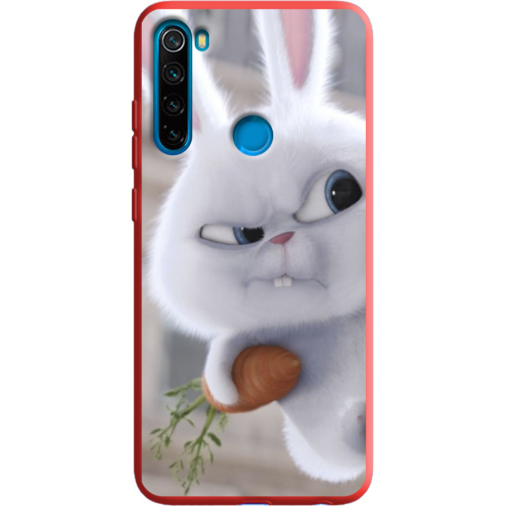 Чохол Boxface Xiaomi Redmi Note 8 Rabbit Snowball Червоний силікон  (38214-up1116-38683)