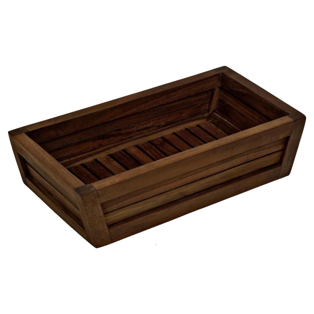 Полка для ванной настольная из дерева Хануман Капучино (ВНО-004609) Полка для ванной настольная из дерева Хануман Капучино (ВНО-004609)