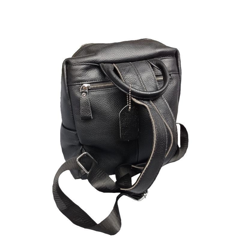 Рюкзак женский городской кожаный 027ВА Черный (686679280) - фото 3 Рюкзак женский городской кожаный 027ВА Черный (686679280) - фото 3