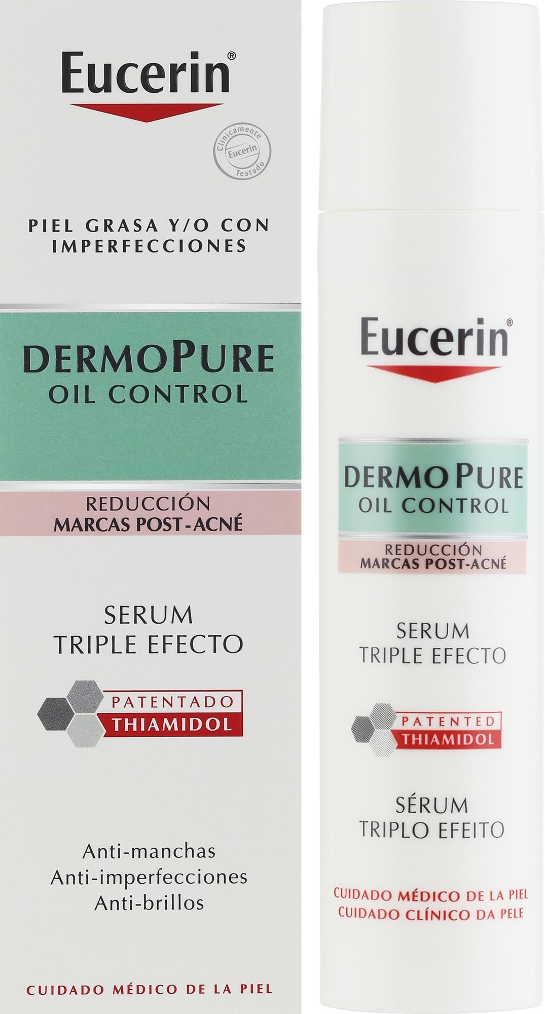 Сыворотка для лица с тройным эффектом Eucerin DermoPure Oil Control Triple Effect Serum 40 мл (37691425)