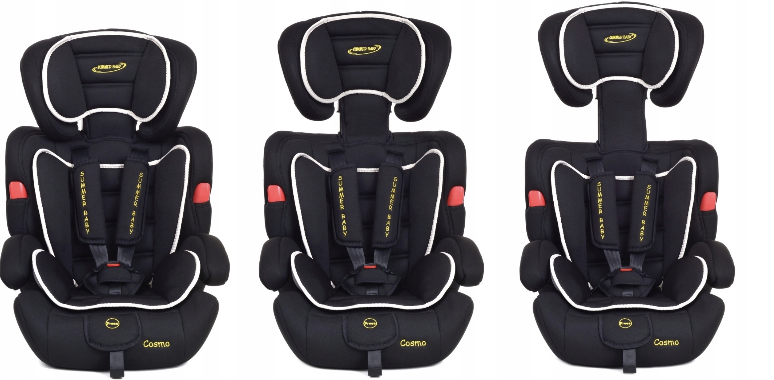 Дитяче автомобільне крісло Summer Baby Cosmo 9-36 кг Чорний (3269) - фото 6