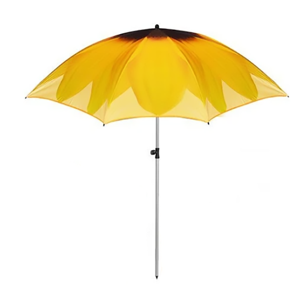 Парасолька пляжна Stenson Соняшник D1,96 м нахил (MMS-MH-3371-10)