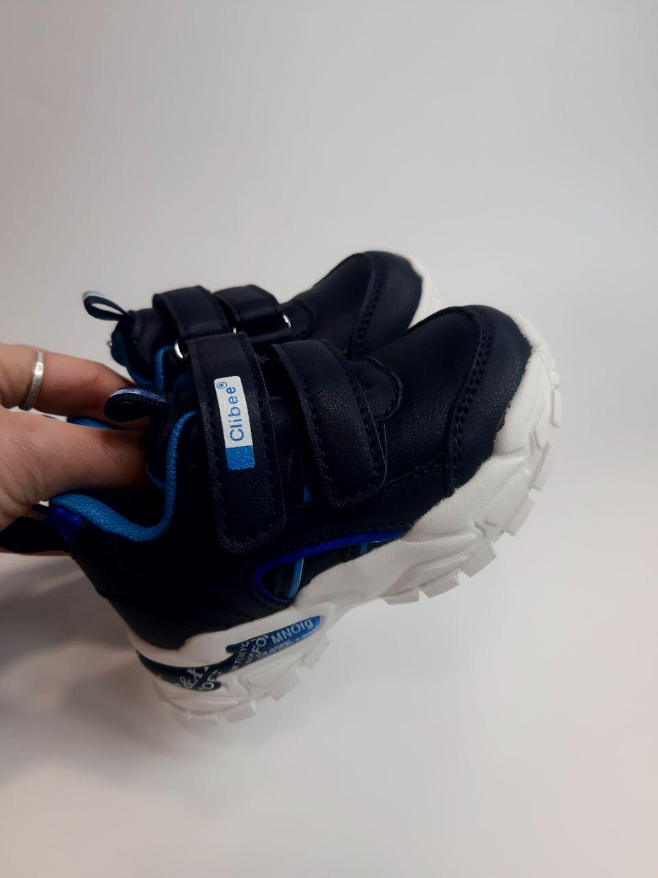 Кроссовки для мальчика Clibee р. 23 14 см Синий (69 Е bl-bl) - фото 2 Кроссовки для мальчика Clibee р. 23 14 см Синий (69 Е bl-bl) - фото 2