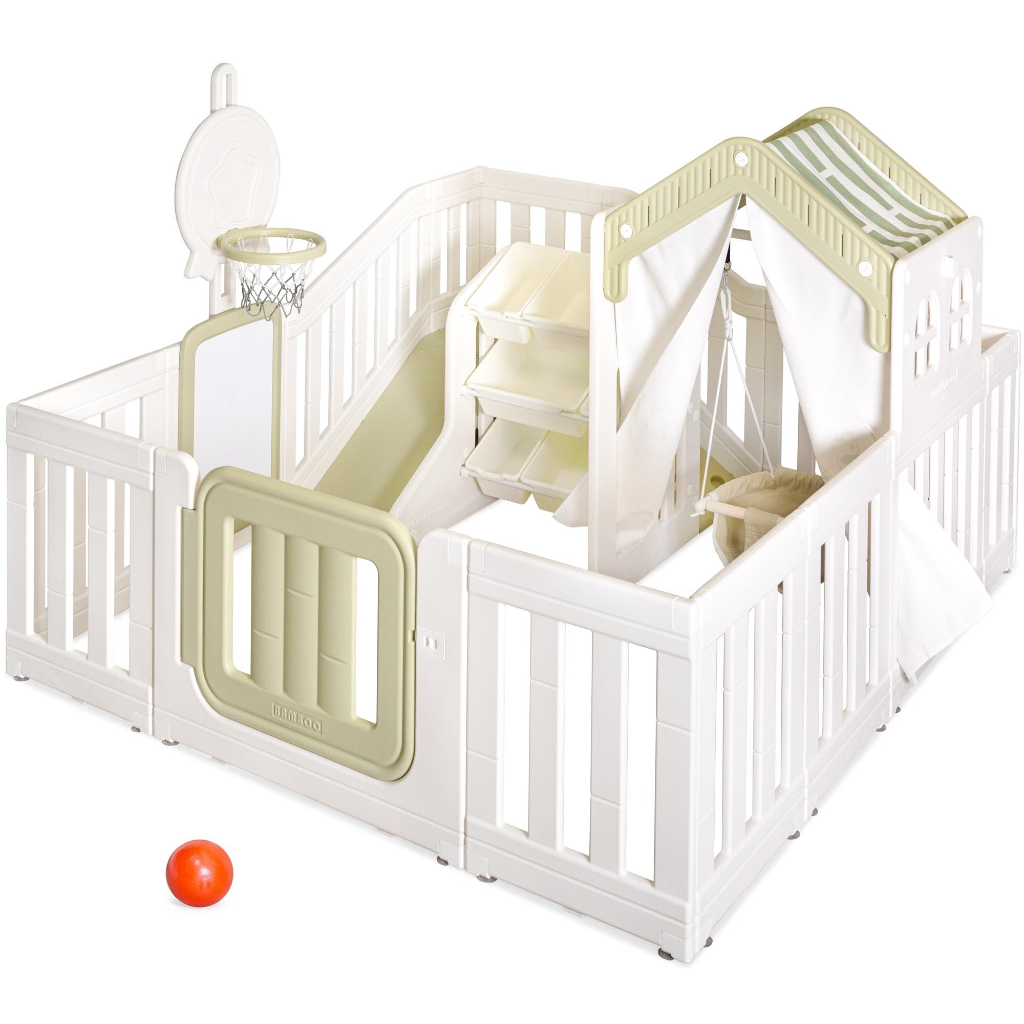 Детский игровой комплекс Mealux Tiana White/Green (KD-C013 White/Green)