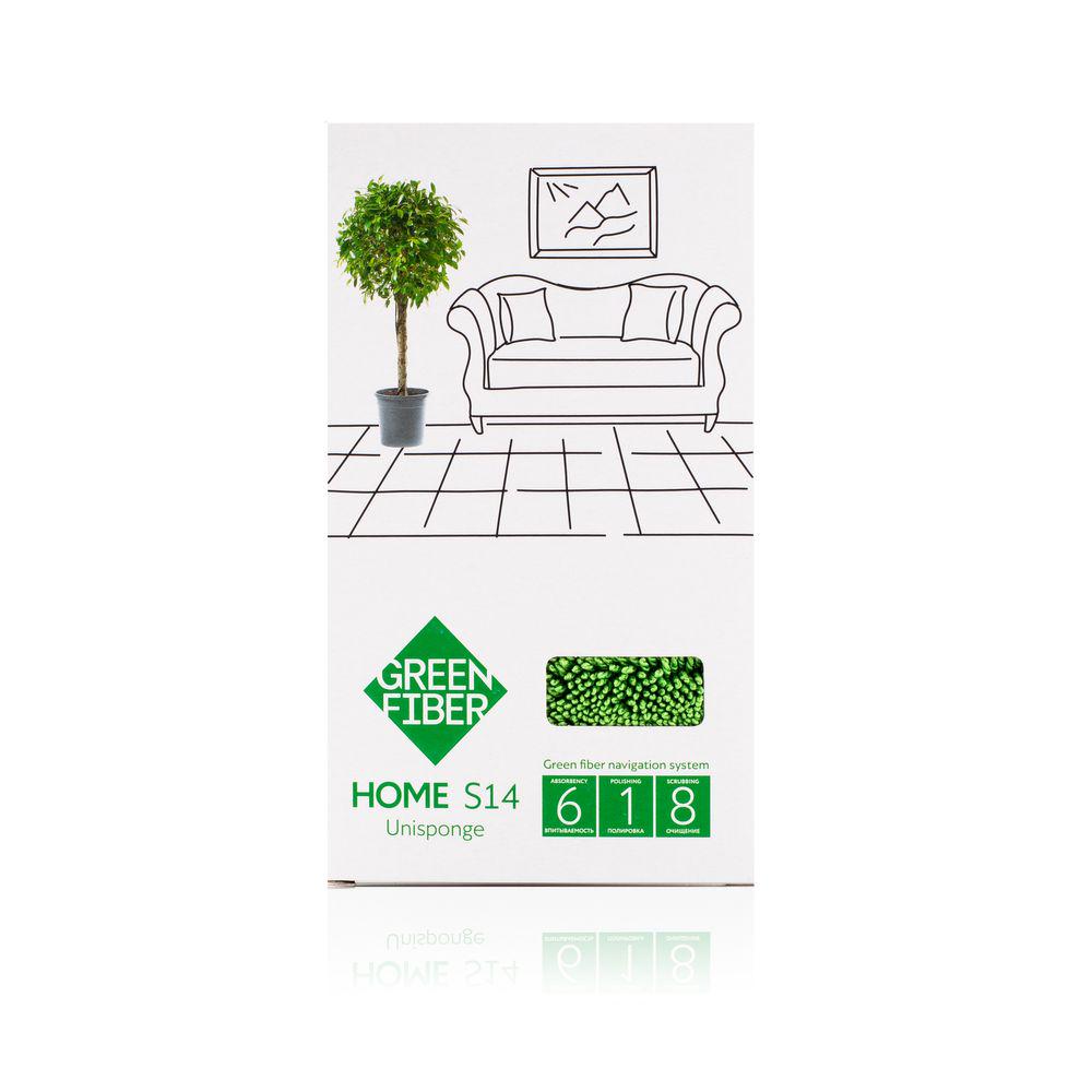 Спонж GreenWay Green Fiber Home S14 Твист Green (08058) - фото 4 Спонж GreenWay Green Fiber Home S14 Твист Green (08058) - фото 4