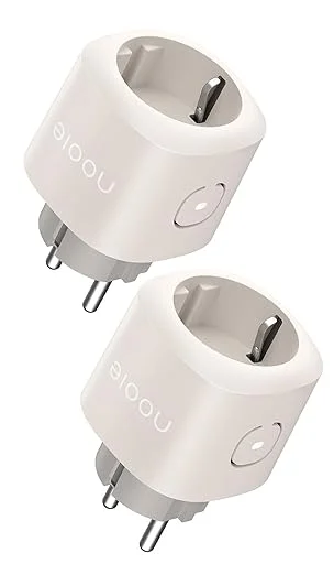 Разумная розетка nooie 2 Pack Wi-Fi 10A голосовое управление Alexa/Google Home таймер 2,4 ГГц Smart Plug 2 шт. (2985310811)
