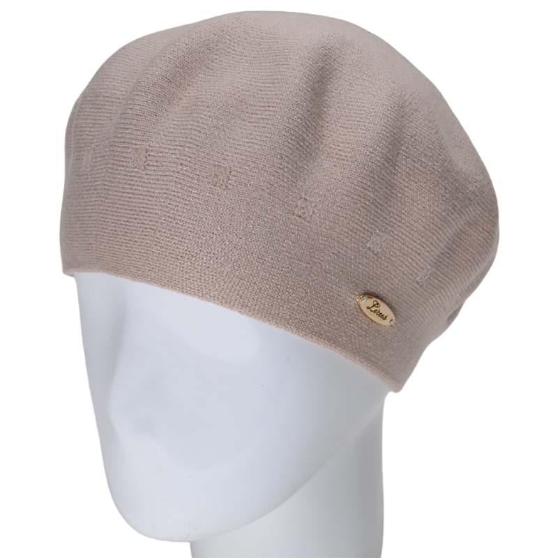 Берет женский двойной Novita Етюд L р. 57-58 Лен