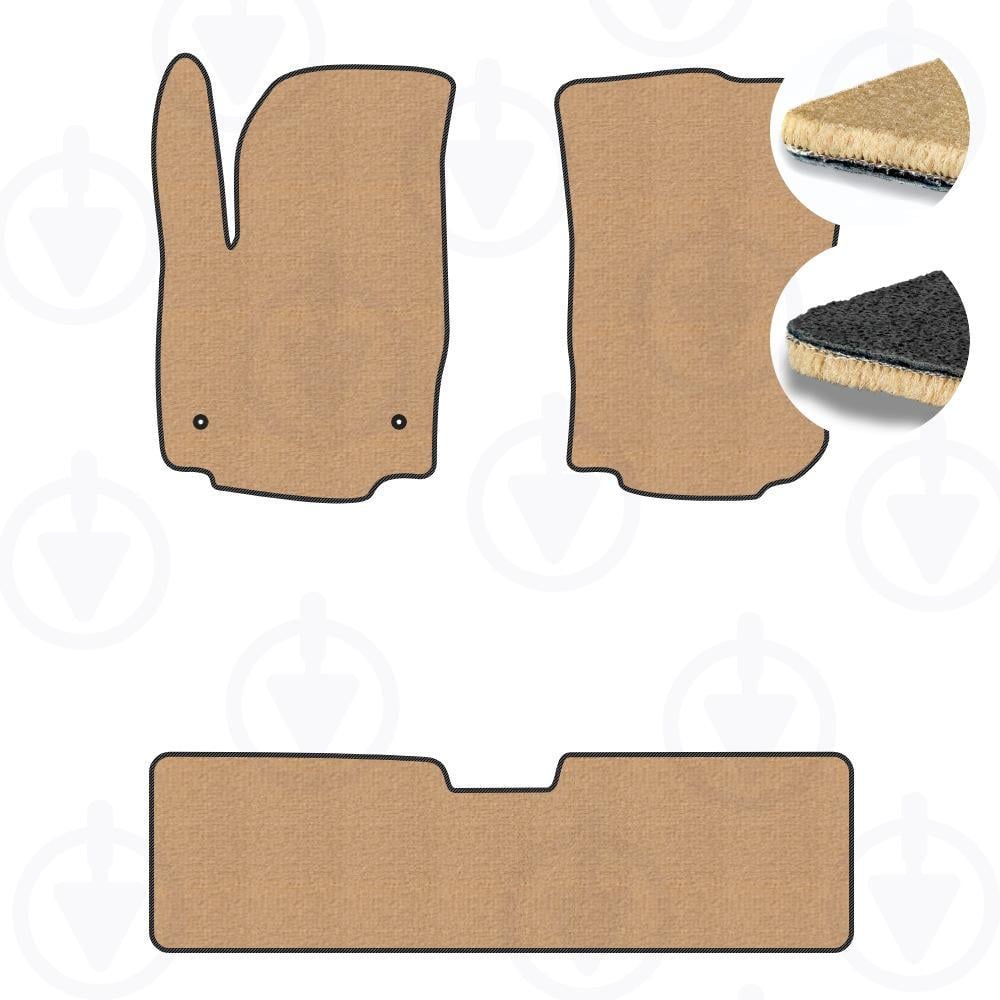 Комплект килимків в салон Star-Tex для Chevrolet Equinox III 2017- р. текстиль/Fortuna Бежевий/Чорний (13404-64-80-84)