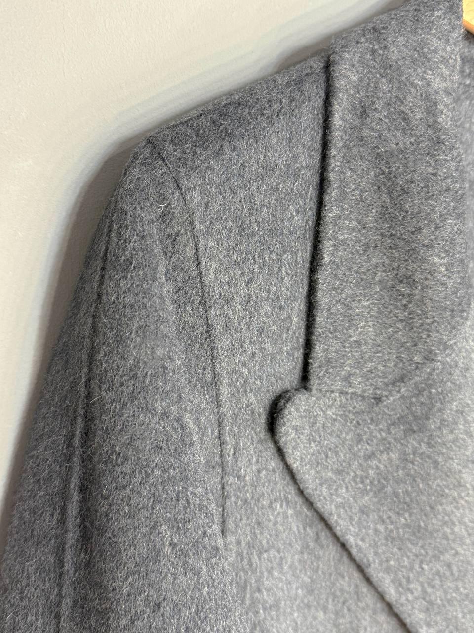 Пальто жіноче LADY YEP 85098 довге оверсайз вовняне двобортне M Сірий (5122) - фото 9