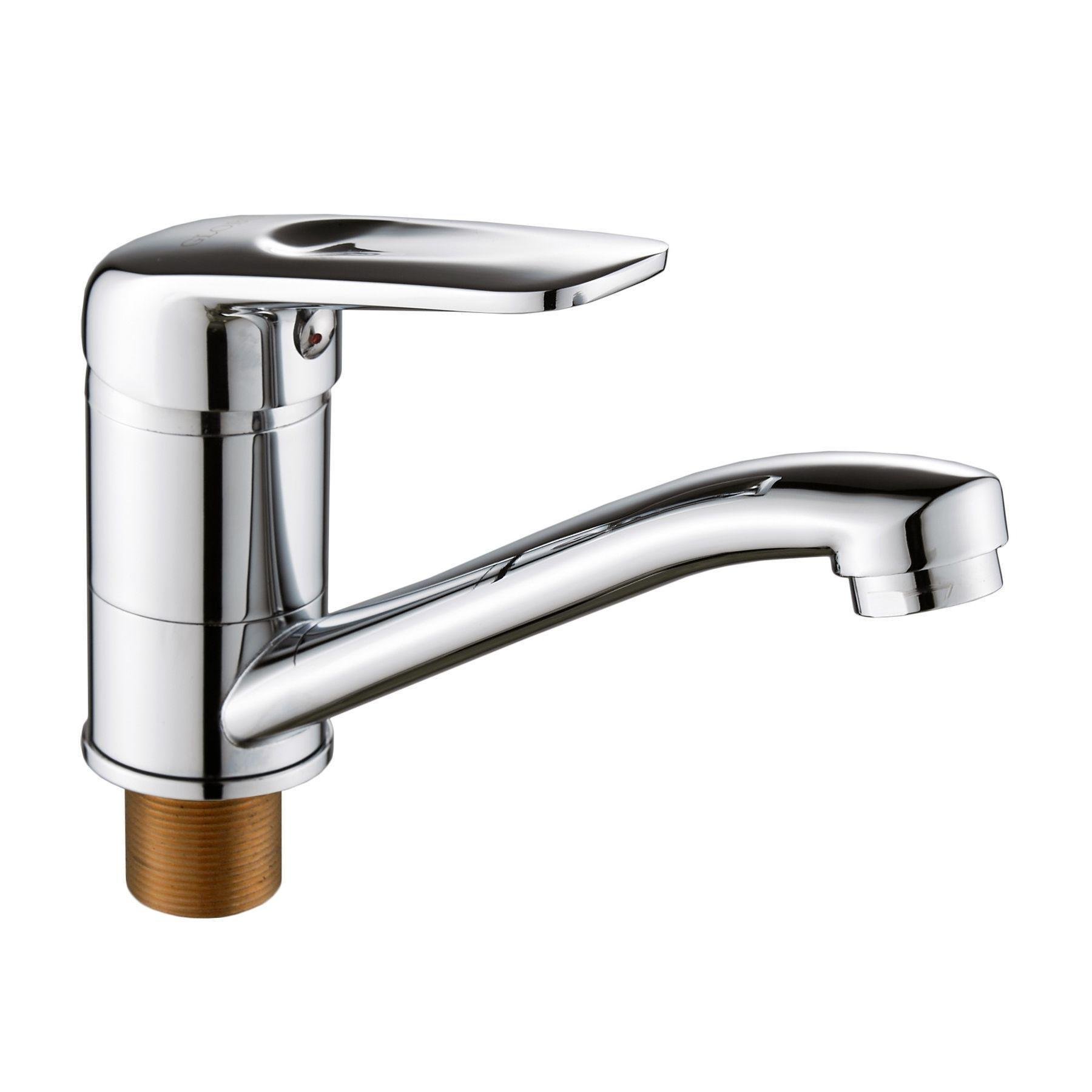 Смеситель для умывальника GLux Koln GLK-0203M Хром (17647)